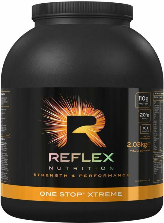 Anabolisant et stimulant pré-entraînement Reflex Nutrition One Stop Xtreme Fraise 2030 g Anabolisant et stimulant pré-entraînement
