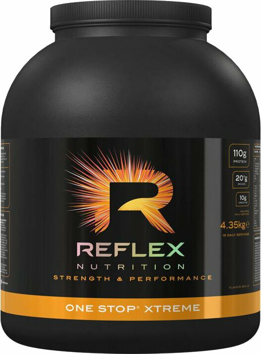 Anabolizatorj in poživil pred vadbo Reflex Nutrition One Stop Xtreme Jagoda 4350 g Anabolizatorj in poživil pred vadbo