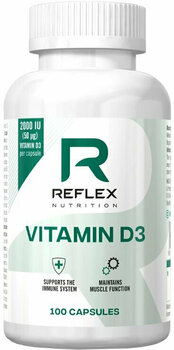 Vitamín D Reflex Nutrition Vitamin D3 100 Capsules Vitamín D - 1