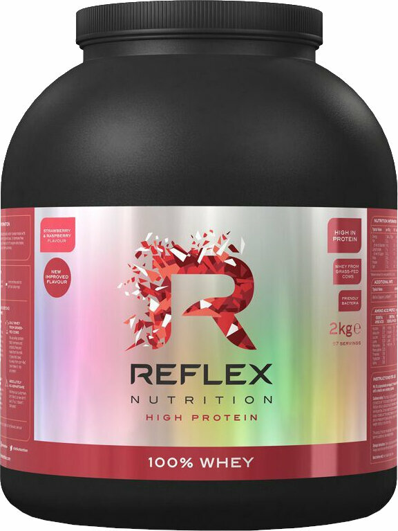 Whey Protein Reflex Nutrition 100% Whey Protein Strawberry/Raspberry 2000 g Whey Protein