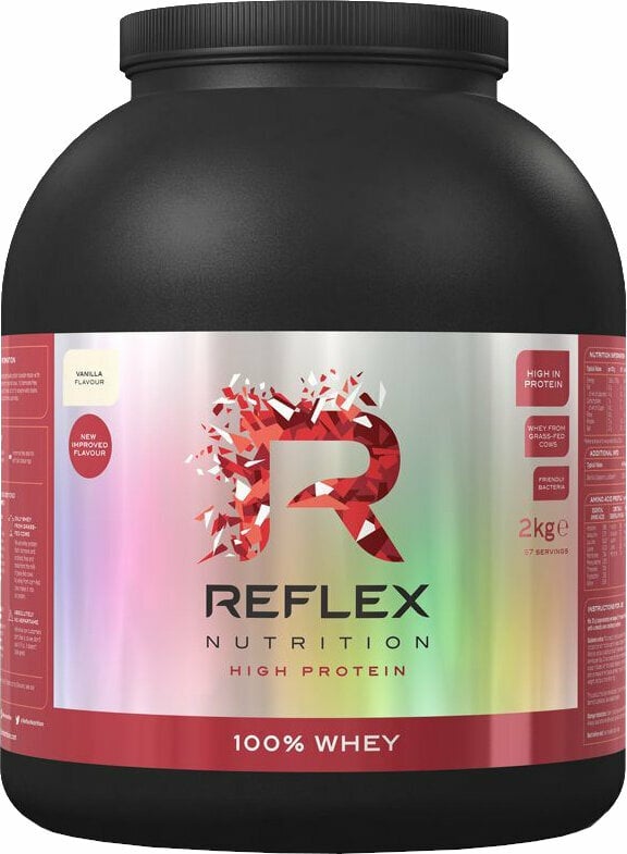 Whey proteïne Reflex Nutrition 100% Whey Protein Vanilla 2000 g Whey proteïne