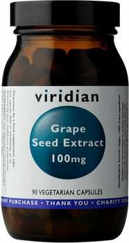 Antioksidantit ja luonnolliset uutteet Viridian Grape Seed 90 Capsules Antioksidantit ja luonnolliset uutteet - 1
