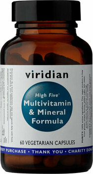 Multivitamín Viridian High Five Multivitamin & Mineral Formula 60 Capsules Multivitamín - 1