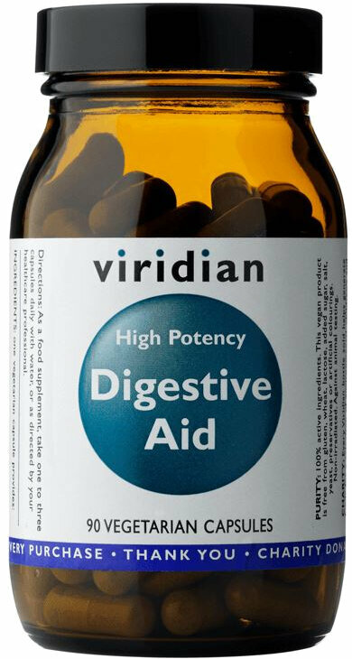 Multivitaminski Viridian High Potency Digestive Aid 90 Capsules Multivitaminski