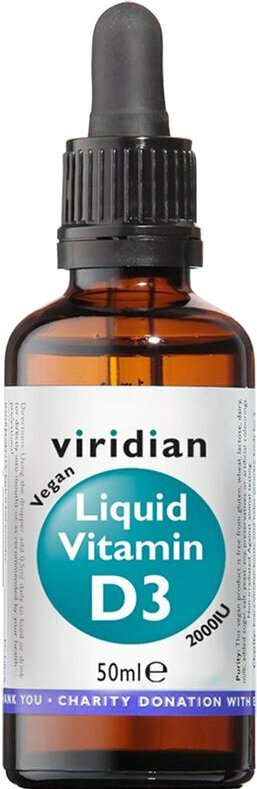 Vitamín D Viridian Liquid Vitamin D 50 ml Vitamín D