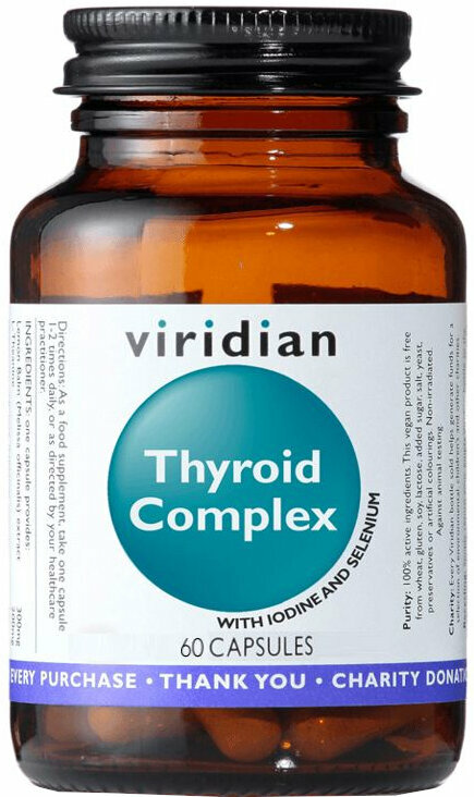 Multivitamin Viridian Thyroid Complex 60 Capsules Multivitamin