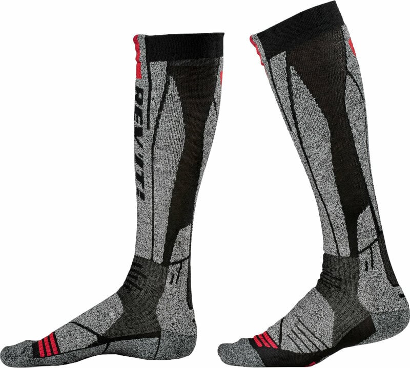 Ponožky Rev'it! Ponožky Socks Andes Light Grey/Red 35/38