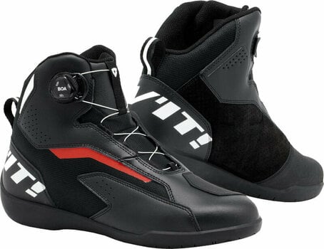 Motoristični čevlji Rev'it! Jetspeed Pro Boa Black/Red 45 Motoristični čevlji - 1