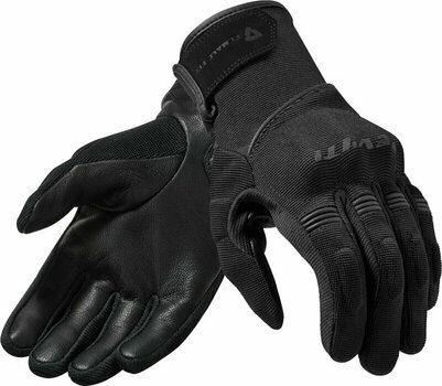Motorcycle Gloves Rev'it! Mosca Ladies Black XL Motorcycle Gloves - 1