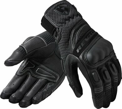 Motorcycle Gloves Rev'it! Dirt 3 Ladies Black L Motorcycle Gloves - 1