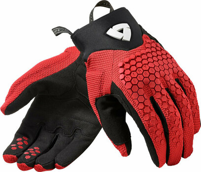 Motorcycle Gloves Rev'it! Massif Red S Motorcycle Gloves - 1