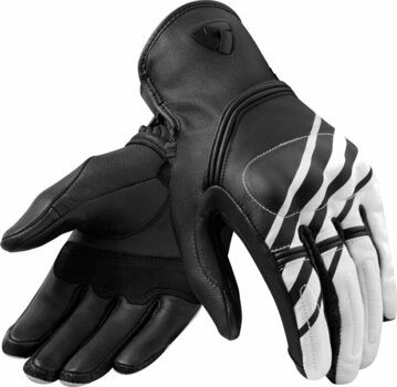 Motorcycle Gloves Rev'it! Redhill Black/White M Motorcycle Gloves - 1