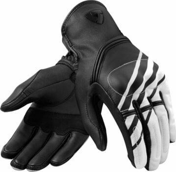 Motorcycle Gloves Rev'it! Redhill Black/White L Motorcycle Gloves - 1