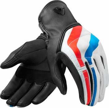 Motorcycle Gloves Rev'it! Redhill Red/Blue S Motorcycle Gloves - 1