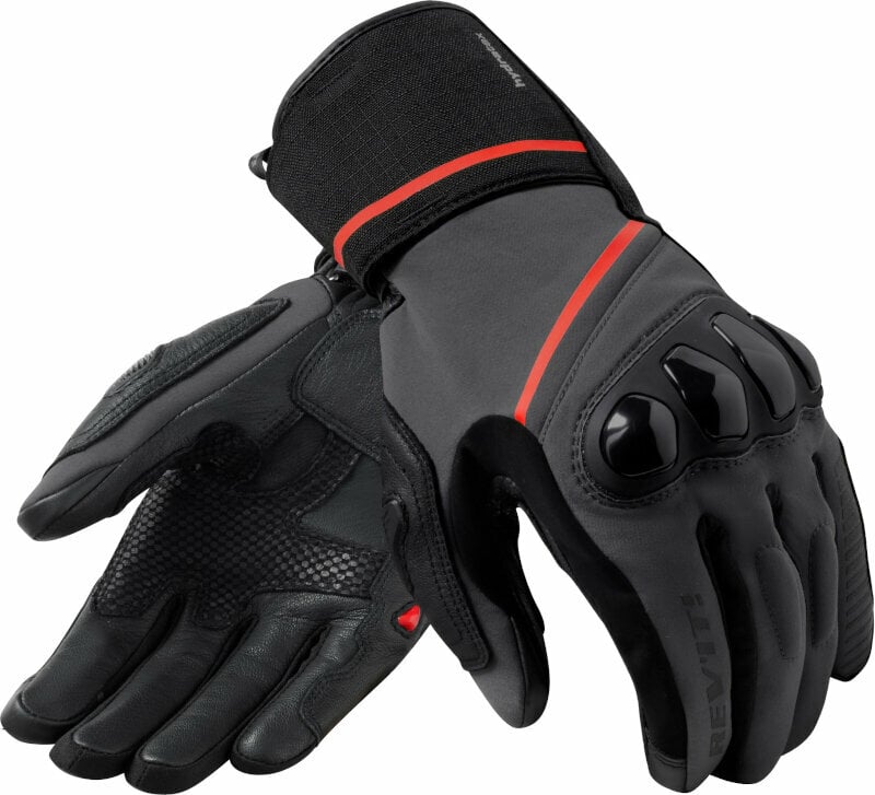 Motorradhandschuhe Rev'it! Summit 4 H2O Black/Grey 2XL Motorradhandschuhe