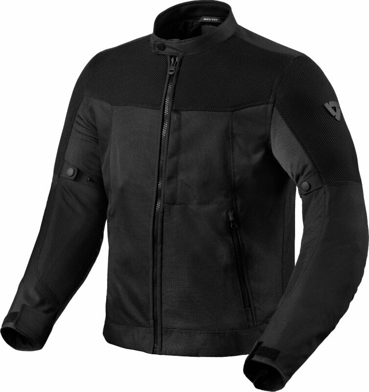 Tekstilna jakna Rev'it! Vigor 2 Black XL Tekstilna jakna