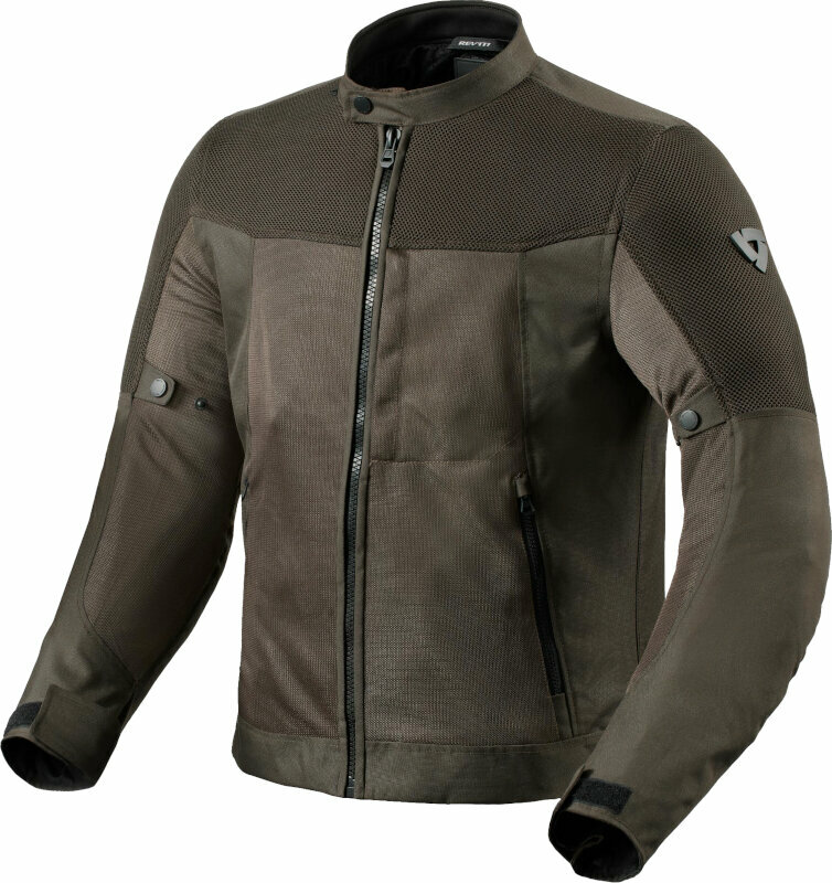 Textile Jacket Rev'it! Vigor 2 Black Olive XL Textile Jacket