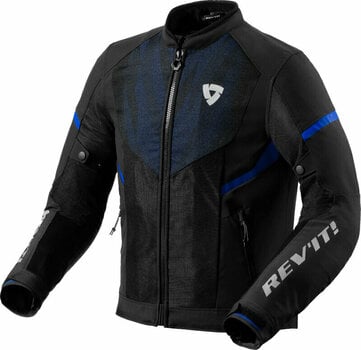 Textile Jacket Rev'it! Hyperspeed 2 GT Air Black/Blue XL Textile Jacket - 1
