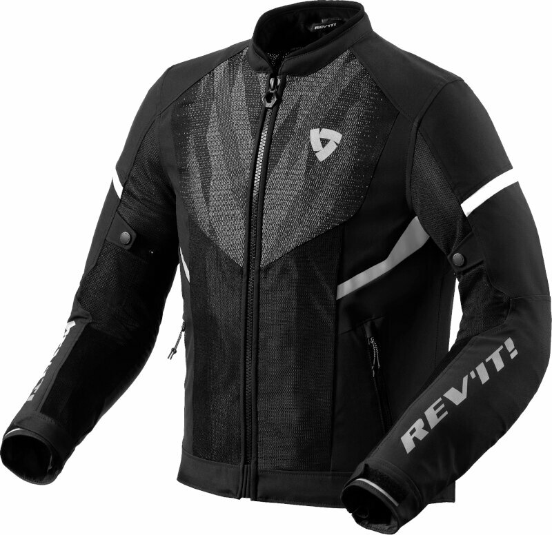 Textile Jacket Rev'it! Hyperspeed 2 GT Air Black/White 3XL Textile Jacket