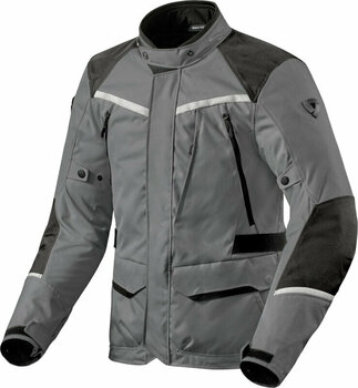 Blouson textile Rev'it! Voltiac 3 H2O Grey/Black M Blouson textile - 1