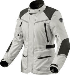 Textiljacke Rev'it! Voltiac 3 H2O Ladies Silver/Black 36 Textiljacke