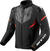 Textiele jas Rev'it! Hyperspeed 2 H2O Black/Neon Red 3XL Textiele jas