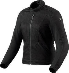 Textilní bunda Rev'it! Elin Ladies Black 36 Textilní bunda