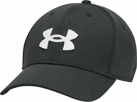 Cap Under Armour Men's UA Blitzing Adjustable Hat Black/White - 1