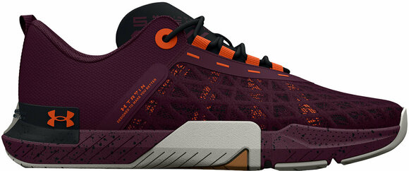 Fitnesz cipő Under Armour Men's UA TriBase Reign 5 Training Shoes Purple Stone/Black/Orange Blast 10 Fitnesz cipő - 1