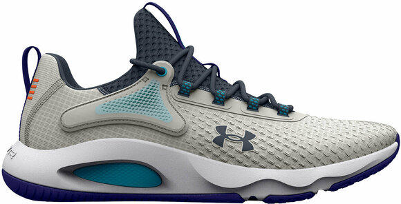 Fitnesz cipő Under Armour Men's UA HOVR Rise 4 Training Shoes Gray Mist/Sonar Blue/Downpour Gray 9,5 Fitnesz cipő - 1