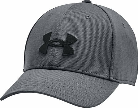 Cap Under Armour Men's UA Blitzing Adjustable Hat Pitch Gray/Black - 1