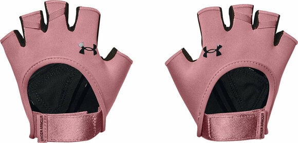 Fitness Gloves Under Armour UA Women's Training Pink Elixir/Black S Fitness Gloves - 1