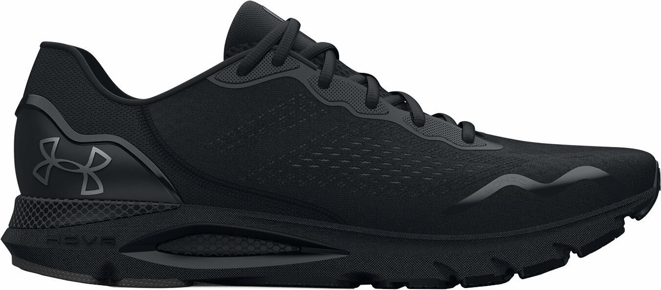 Cestná bežecká obuv Under Armour Men's UA HOVR Sonic 6 Running Shoes Black/Black/Metallic Gun Metal 45,5 Cestná bežecká obuv