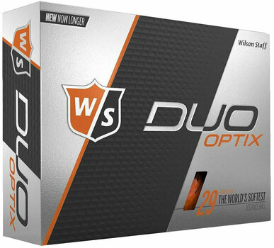 Golfball Wilson Staff Duo Optix Golf Balls Orange - 1
