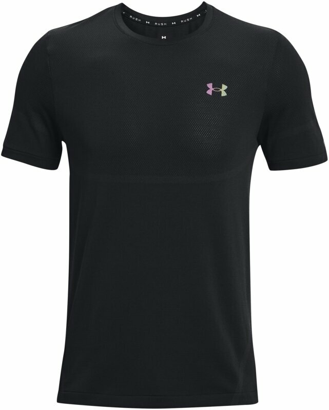 Under Armour Men's UA Rush Seamless Legacy Short Sleeve Black/Black M