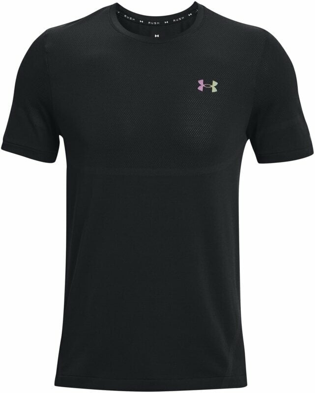 Under Armour Men's UA Rush Seamless Legacy Short Sleeve Black/Black 2XL