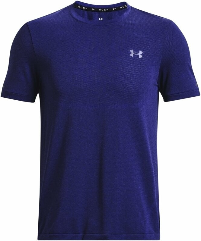 Under Armour Men's UA Rush Seamless Legacy Short Sleeve Sonar Blue/Black S