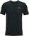 Fitness koszulka Under Armour Men's UA Rush Seamless Legacy Short Sleeve Black/Black S Fitness koszulka