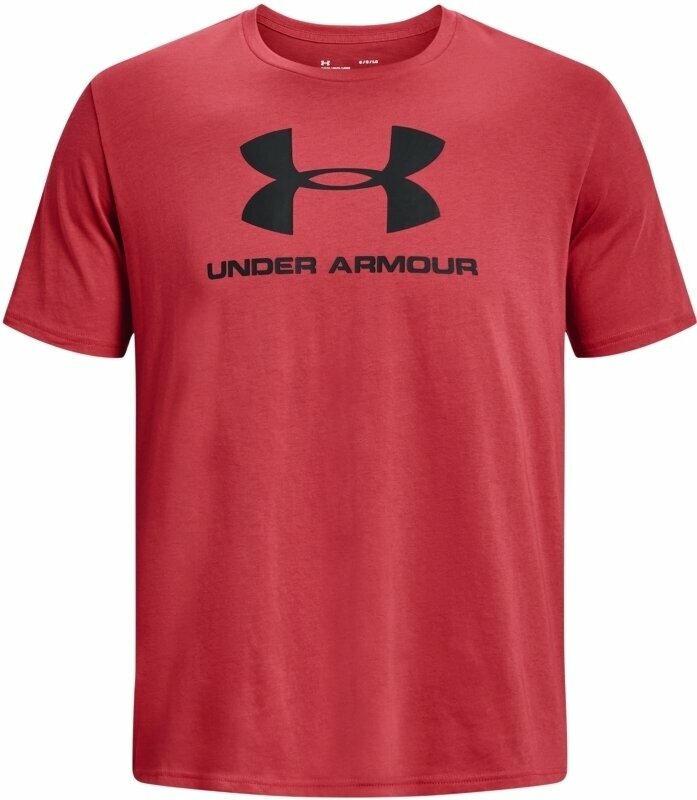 Fitnes majica Under Armour Men's UA Sportstyle Logo Short Sleeve Chakra/Black S Fitnes majica