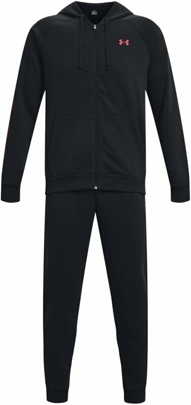 Trainingspullover Under Armour Men's UA Rival Fleece Suit Black/Chakra L Trainingspullover