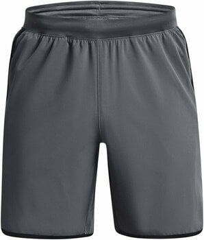 Fitness Trousers Under Armour Men's UA HIIT Woven 8" Shorts Pitch Gray/Black S Fitness Trousers - 1