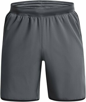 Fitness spodnie Under Armour Men's UA HIIT Woven 8" Shorts Pitch Gray/Black M Fitness spodnie - 1