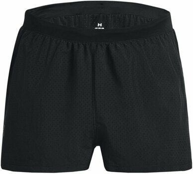 Pantalones cortos para correr Under Armour Men's UA Launch Split Performance Short Black/Reflective M Pantalones cortos para correr - 1