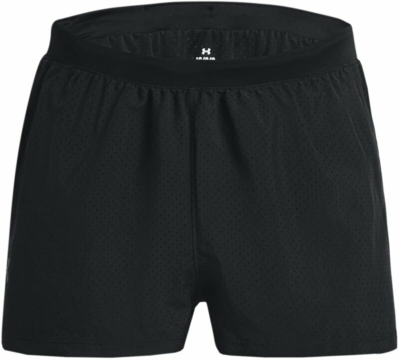 Pantaloni scurți de alergare Under Armour Men's UA Launch Split Performance Short Black/Reflective 2XL Pantaloni scurți de alergare