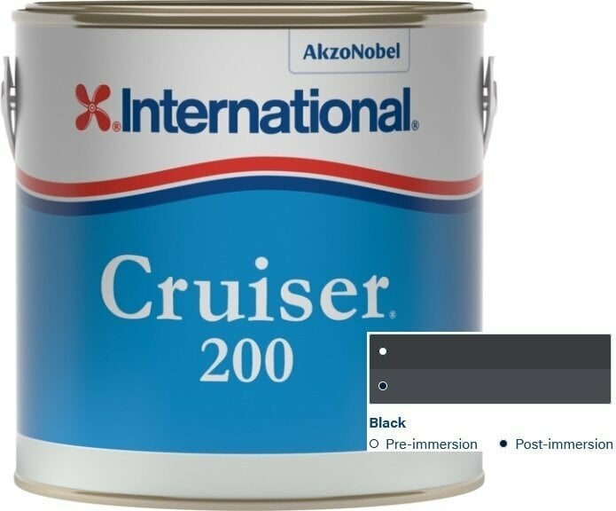 Antifouling Paint International Cruiser 200 Black 2,5L