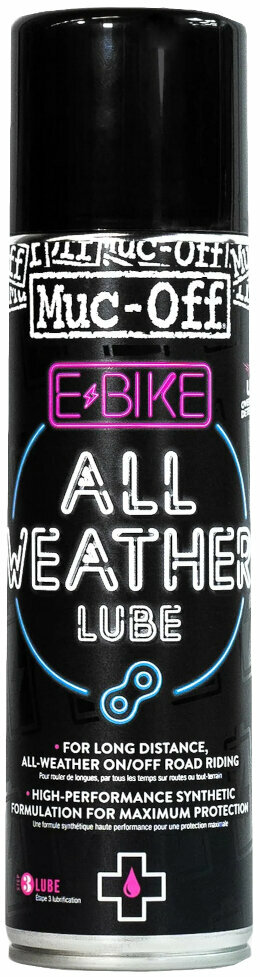 Vedligeholdelse af cykler Muc-Off eBike All-Weather Lube 250ml 250 ml Vedligeholdelse af cykler