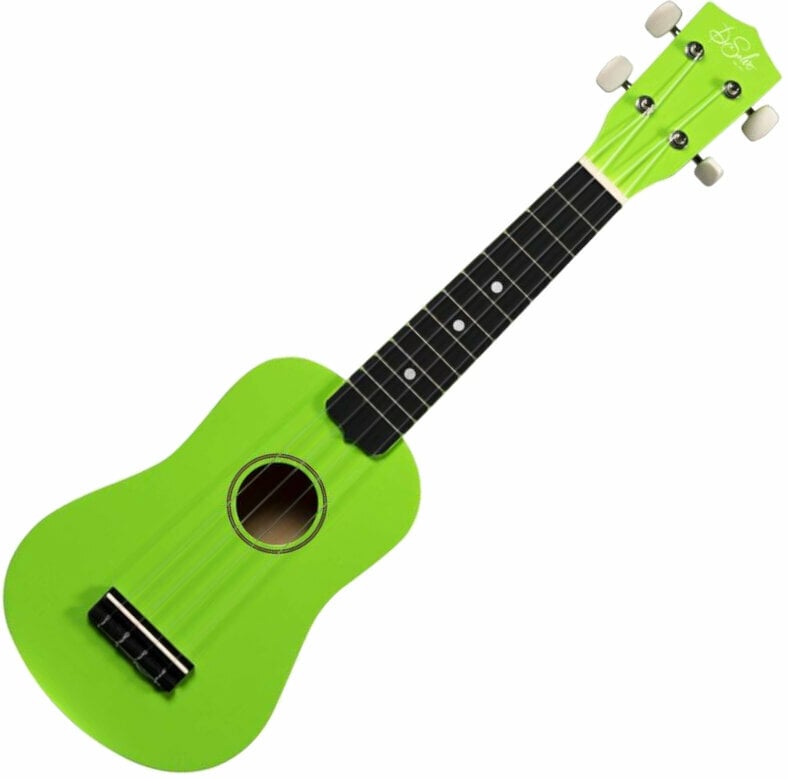 Szoprán ukulele De Salvo UKSGR Szoprán ukulele Green