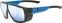 Outdoor Sunglasses UVEX MTN Style P Black/Blue Matt/Polarvision Mirror Blue Outdoor Sunglasses