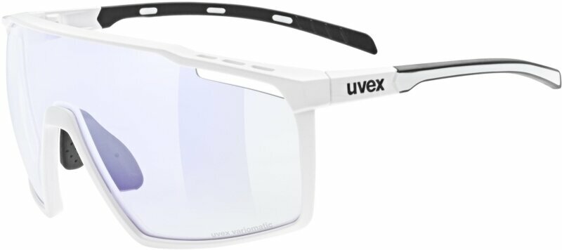 Okulary rowerowe UVEX MTN Perform V White Matt/Variomatic Litemirror Blue Okulary rowerowe