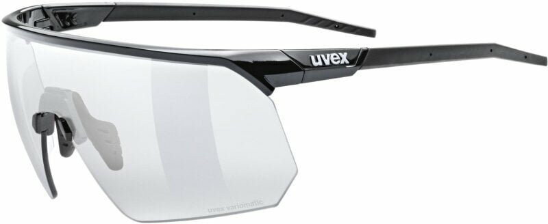 Cycling Glasses UVEX Pace One V Black Matt/Variomatic Litemirror Silver Cycling Glasses
